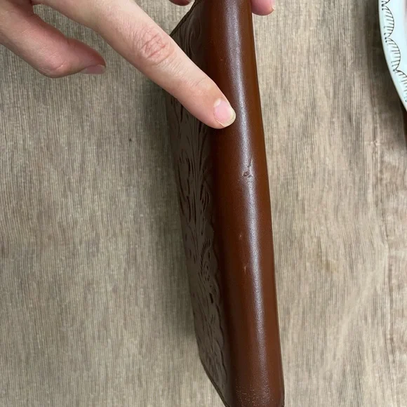 Patricia Nash Brown Embossed Wallet - Picture 3 of 8